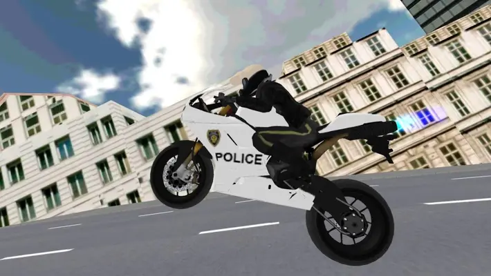 Police Motorbike Simulator 3D android App screenshot 0