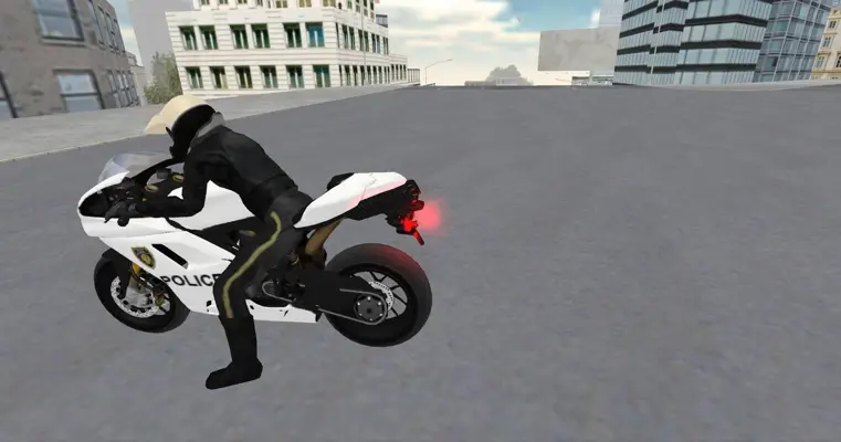 Police Motorbike Simulator 3D android App screenshot 1