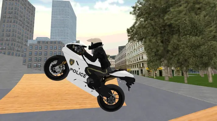 Police Motorbike Simulator 3D android App screenshot 2