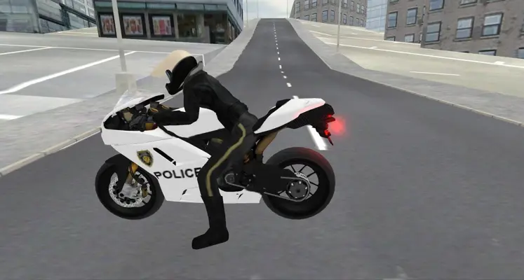 Police Motorbike Simulator 3D android App screenshot 5